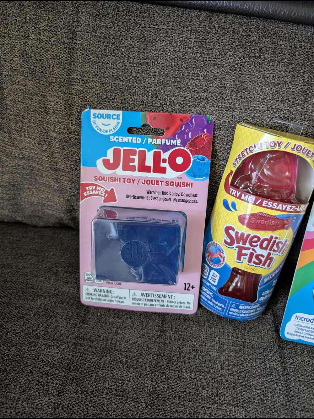 Assorted Scented Squishy Toy Lot - Jello, Swedish Fish, Jet-Puffed, Mac & Cheese - Picture 2 of 2